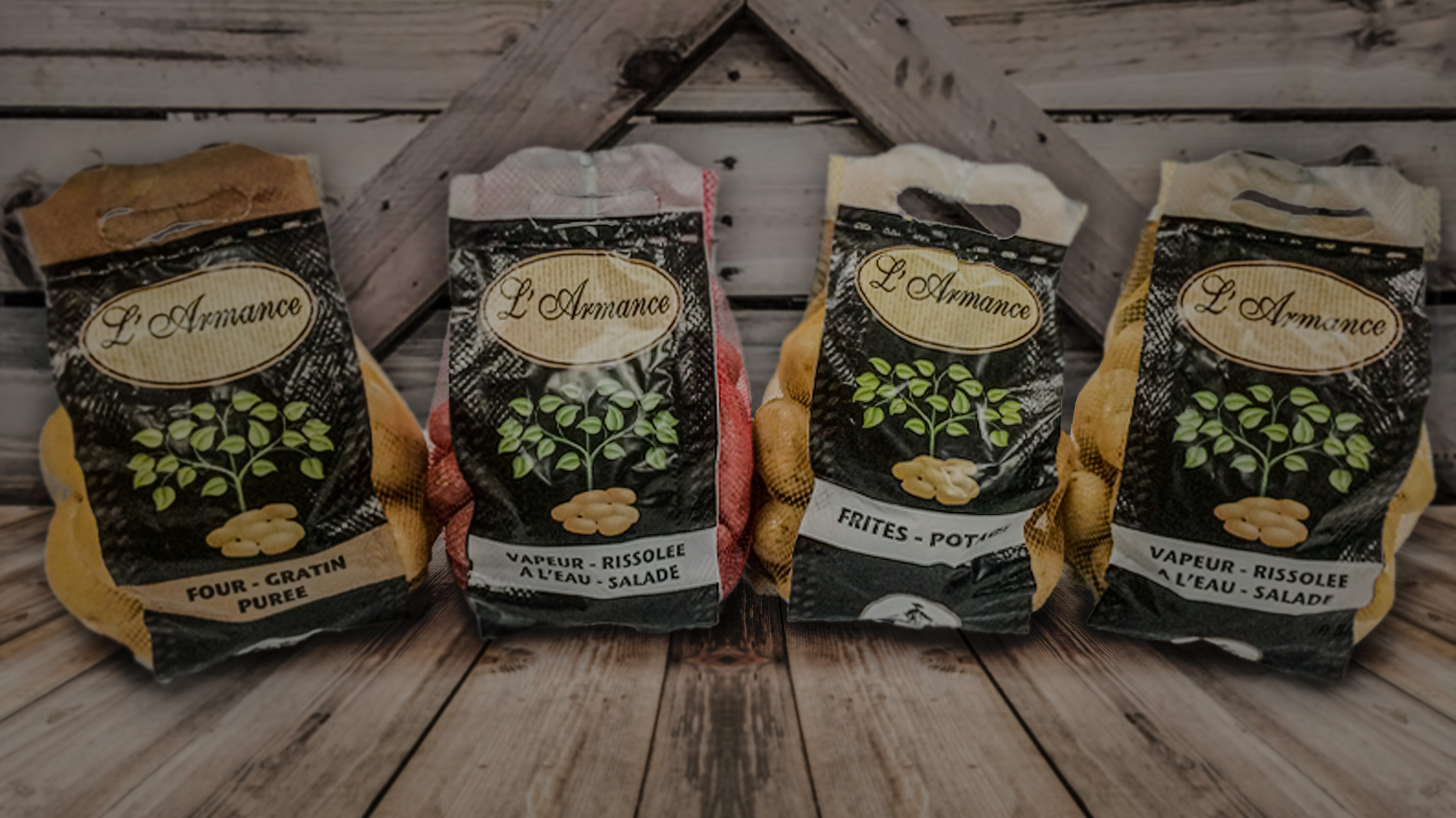 Sacs variétés de pommes de terre L'Armance